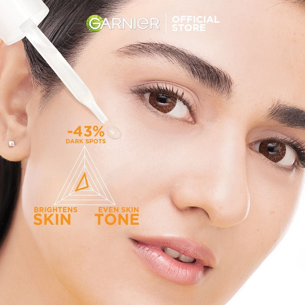 Garnier Skin Active Bright Complete Vitamin C Booster Serum 15 ML - Contains Niacinamide