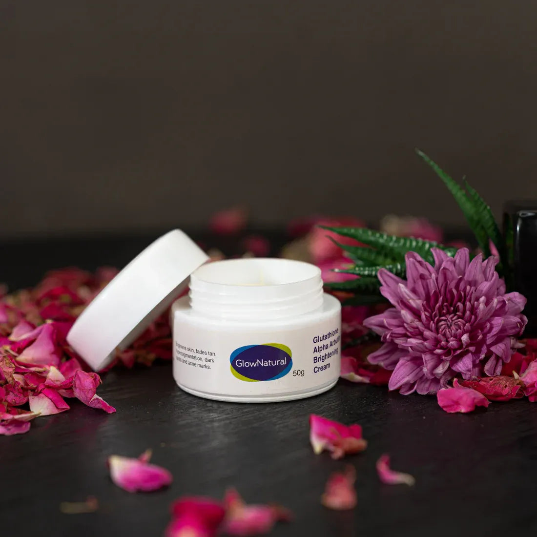 Glow Natural Glutathione And Alpha Arbutin Skin Brightening Cream 50g Advanced Formula For Even Skin Tone, Radiance, And Dark Spot Reduction